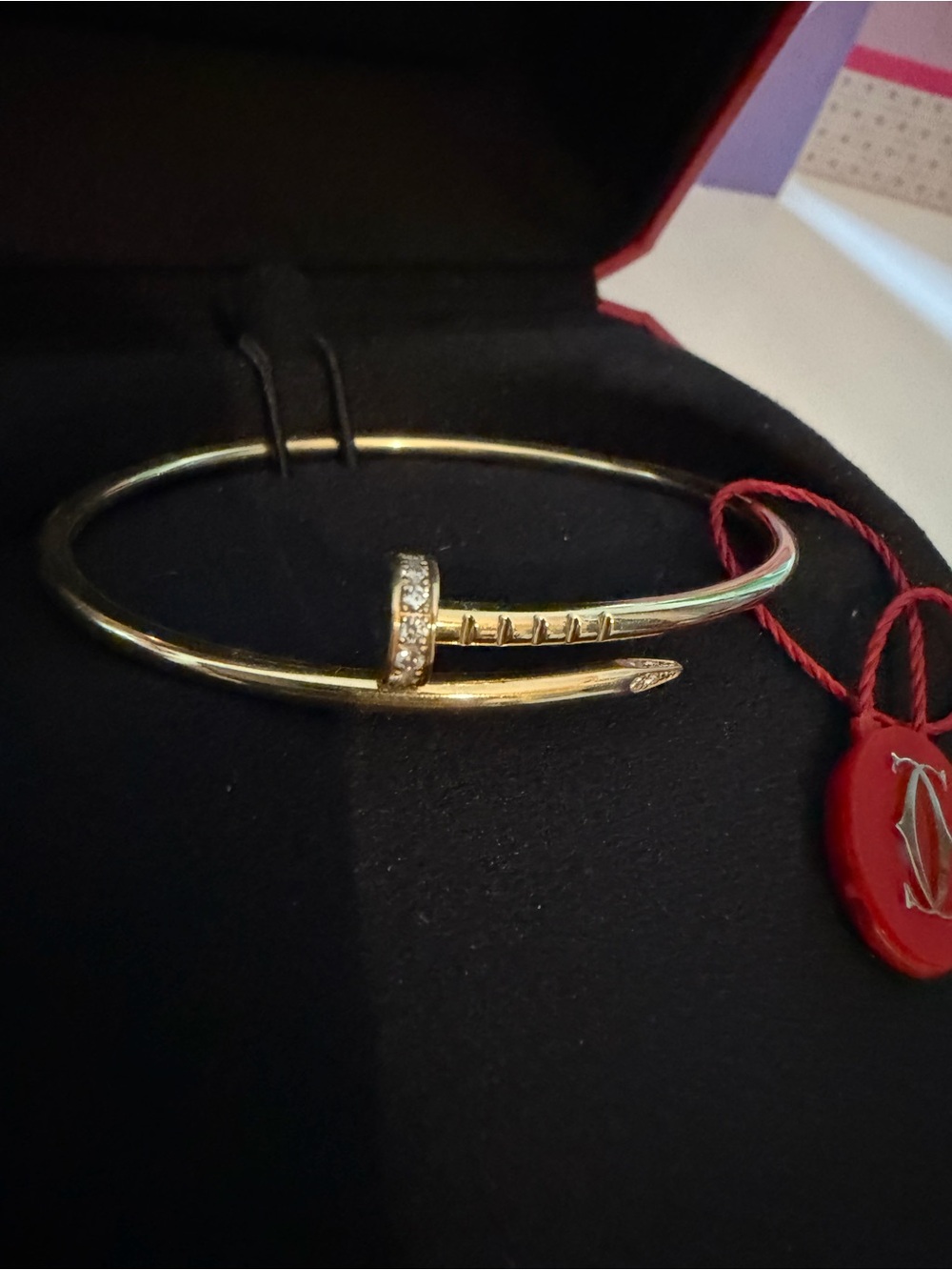 Cartier Juste Un Clou small model with diamonds